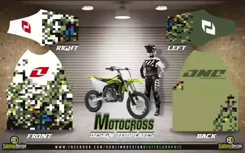 vectores plantilas MOTOCROSS,UNIFORME,MOTO,